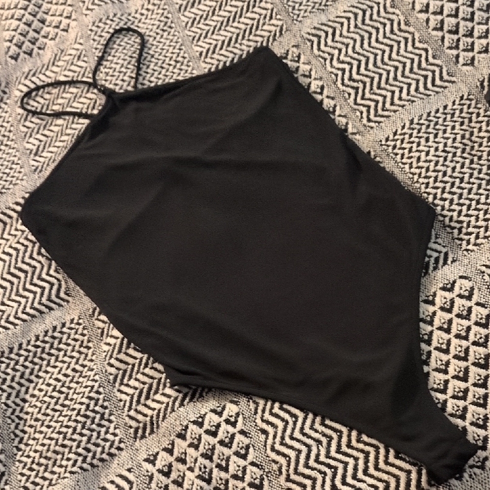 Zara Elegant Black Bodysuit